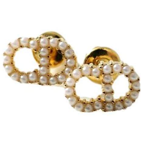 dior earring ราคา|dior pearl earrings.